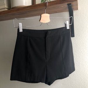 UO Cooperative High Waisted Pin-Up Black Shorts